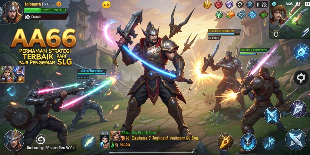 Screenshot AA666 menampilkan aksi strategi yang mendebarkan.