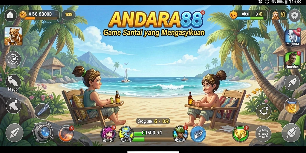 Tangkapan layar <strong>ANDARA88</strong> menunjukkan gameplay yang seru dan interaktif.
