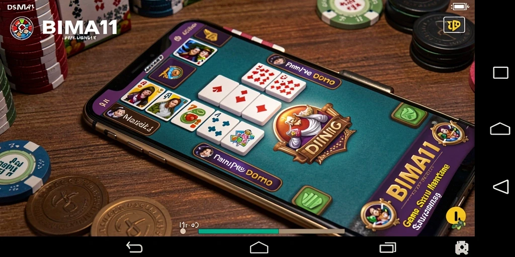 Screenshot gameplay BIMA11 menampilkan momen seru permainan Domino.