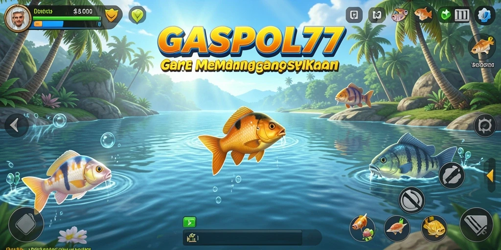 Tampilan gameplay GASPOL77 yang menakjubkan saat memancing.