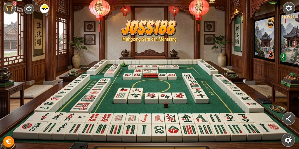 Screenshot JOSS188 menampilkan gameplay Mahjong yang menarik