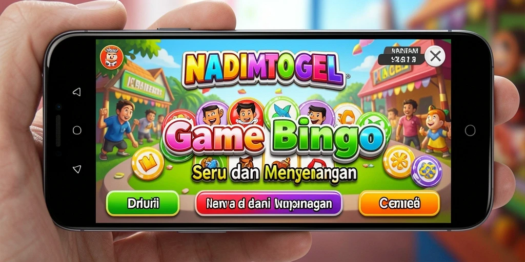Screenshot gameplay NADIMTOGEL menampilkan keseruan bermain Bingo.
