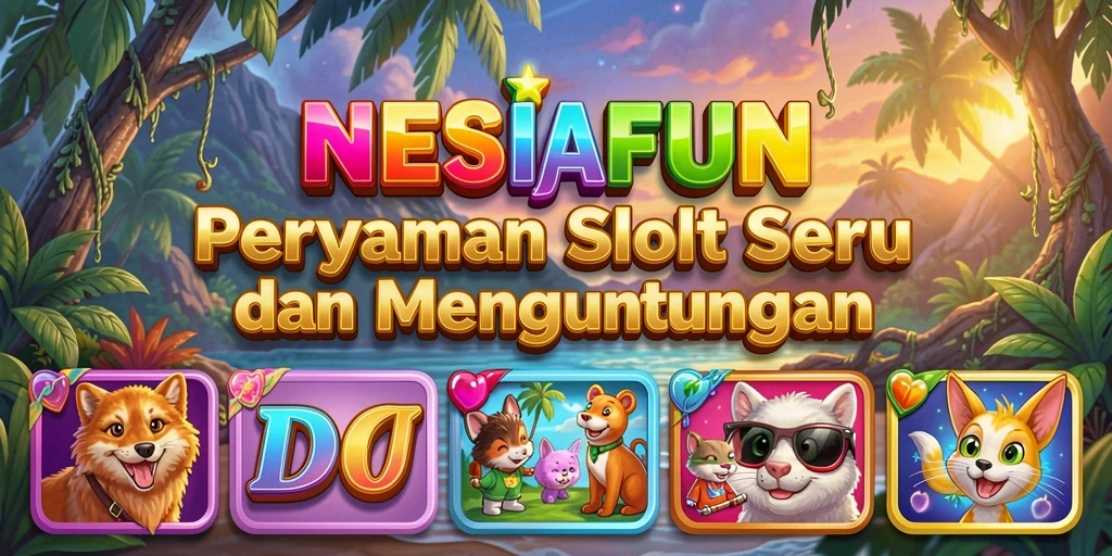 Tampilan gameplay NESIAFUN dengan variasi slot yang menawan.