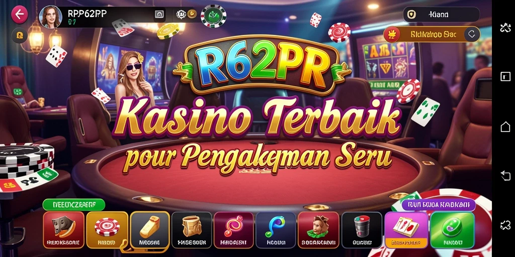 Tampilan gameplay seru di aplikasi RP62RP yang menarik.