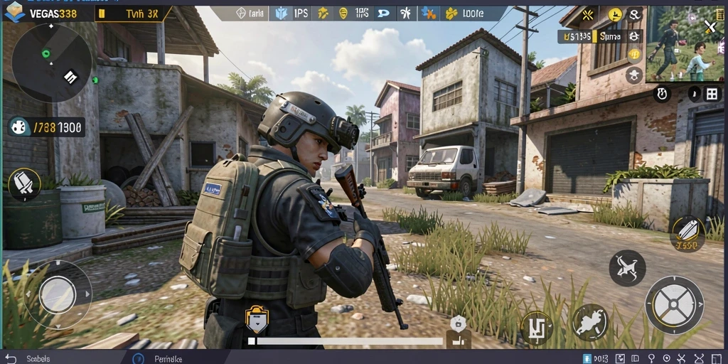 Tampilan gameplay seru di VEGAS338 dengan fitur TPS yang menarik.